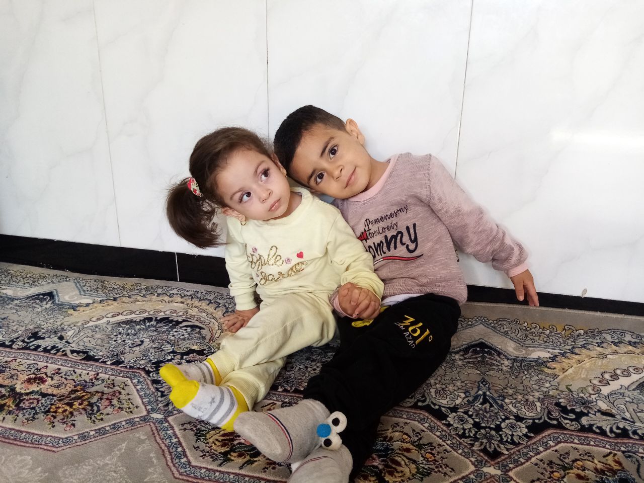 پسرم آشیل و دخترم ماهور