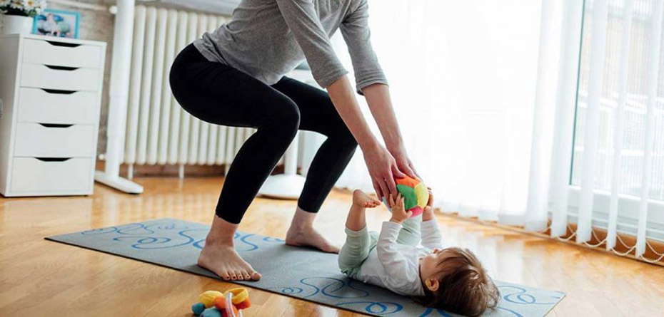 یک ماه بعد از زایمان تناسب اندام داشته باشید
